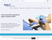 Tablet Screenshot of electrolisisterapeutica.com